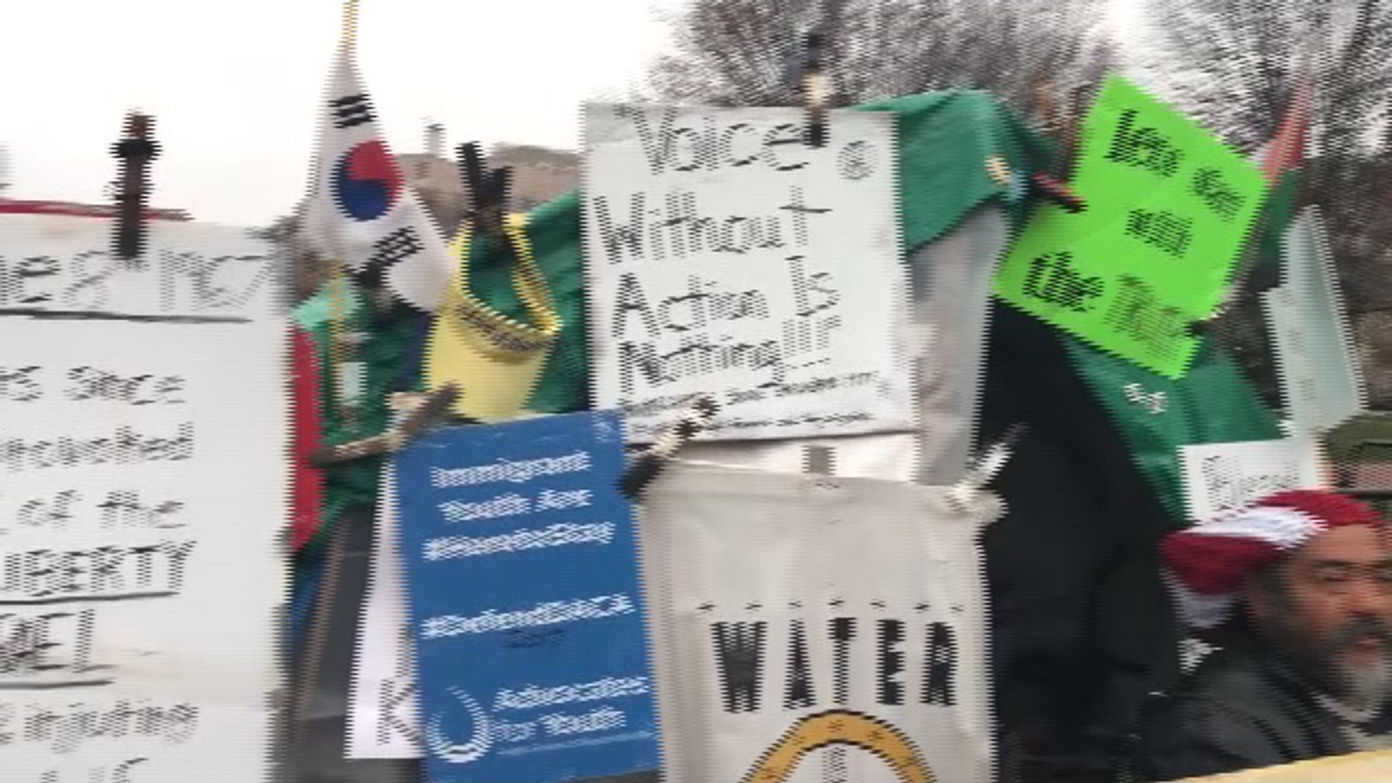 Washington D.C. Protestors PKG